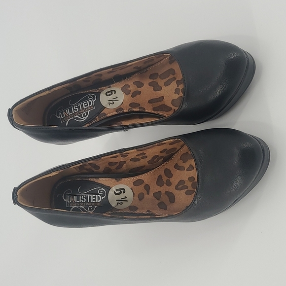 Unlisted by Kenneth Cole Black Heels - Picture 2 of 12